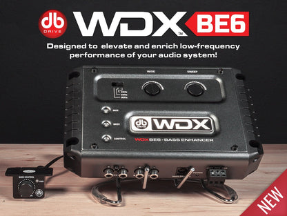 Epicentro Db Drive Wdxbe6 Wdx Series Restaurador De Bajos Digital 2 Canales Con Control De Bajos Color Gris