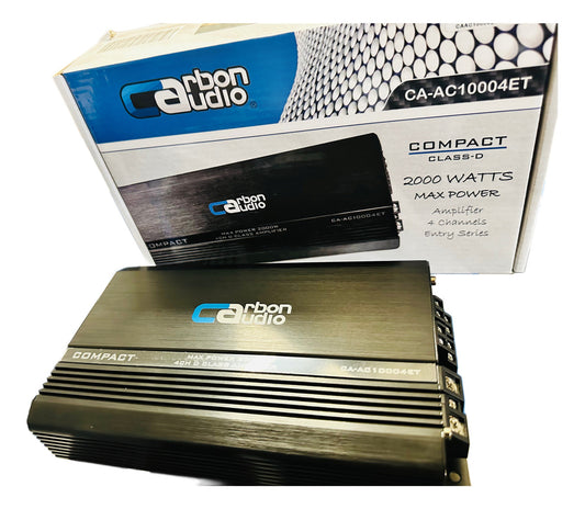 Amplificador Carbón Audio 4canales Compact Caac10004et 2000w