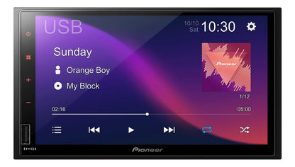 Pantalla Pioneer Dmh-a375bt 7 Weblink Doble Camara Negro