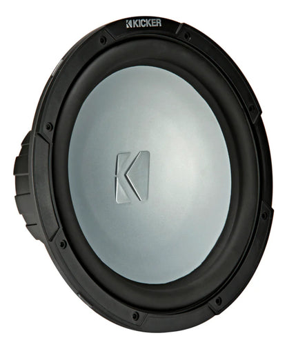 Subwoofer Marino Kicker 12 Pulgadas Km124 Color Plateado