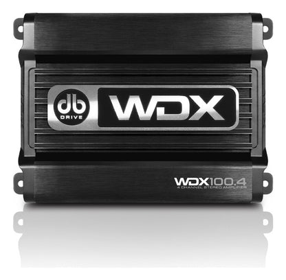 Amplificador Mini 4 Canales Db Drive Wdx100.4 600w Clase D Color Negro