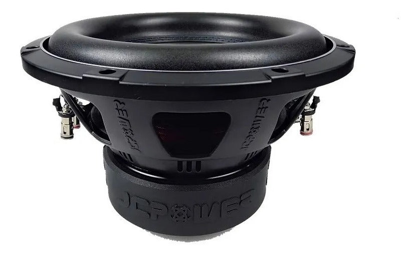 Subwoofer De 12 PLG Jc Power Rs-12d4 Doble Bobina 600w Color Negro