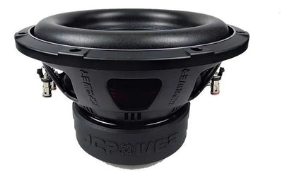 Subwoofer De 12 PLG Jc Power Rs-12d4 Doble Bobina 600w Color Negro