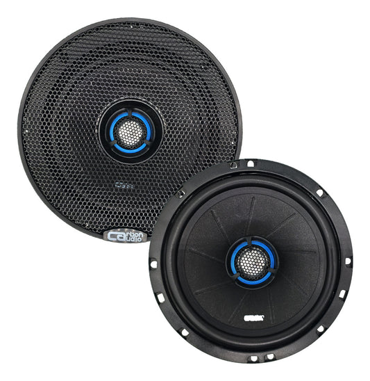 Bocina Tipo Coaxial Carbon Audio Ca-sk05065pr Para Carro/camioneta Color Gris De 4 6.5  X 6.5  X 6.5   X 2 Unidades