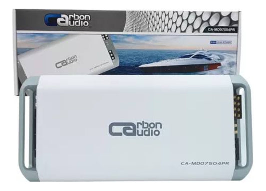 Amplificador Marino 4 Canales Carbón Audio 1500w Max Clase D
