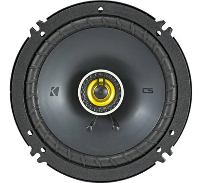 Paquete 4 Bocinas Kicker 6.5 Pulgadas Csc654 2 Vias 300w Max Color Gris Oscuro