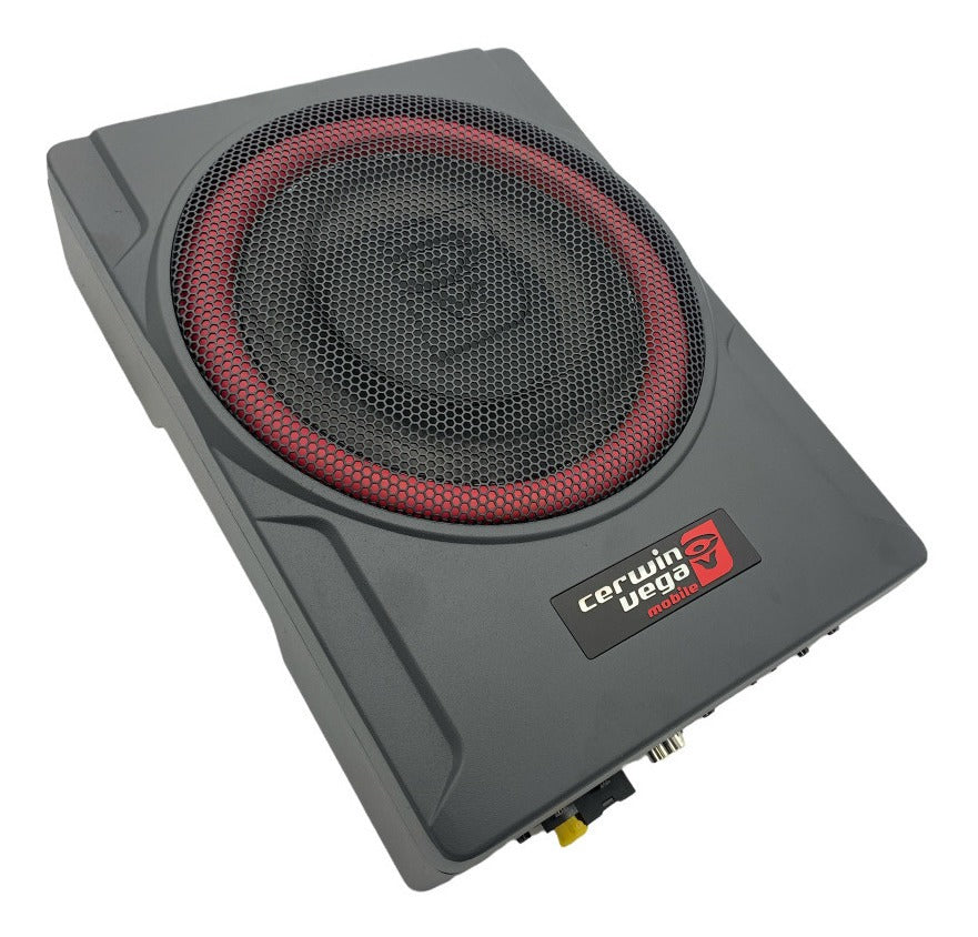 Subwoofer 10 Amplificado Con Radiador- 2 Cerwin Vega Vr10 Color Negro