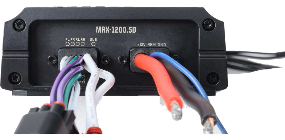 Amplificador Marino Jcpower Mrx-1200.5d 1200w Max 5 Canales Color Negro