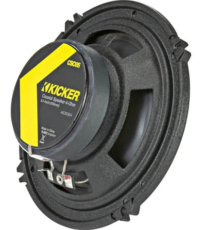 Paquete 4 Bocinas Kicker 6.5 Pulgadas Csc654 2 Vias 300w Max Color Gris Oscuro