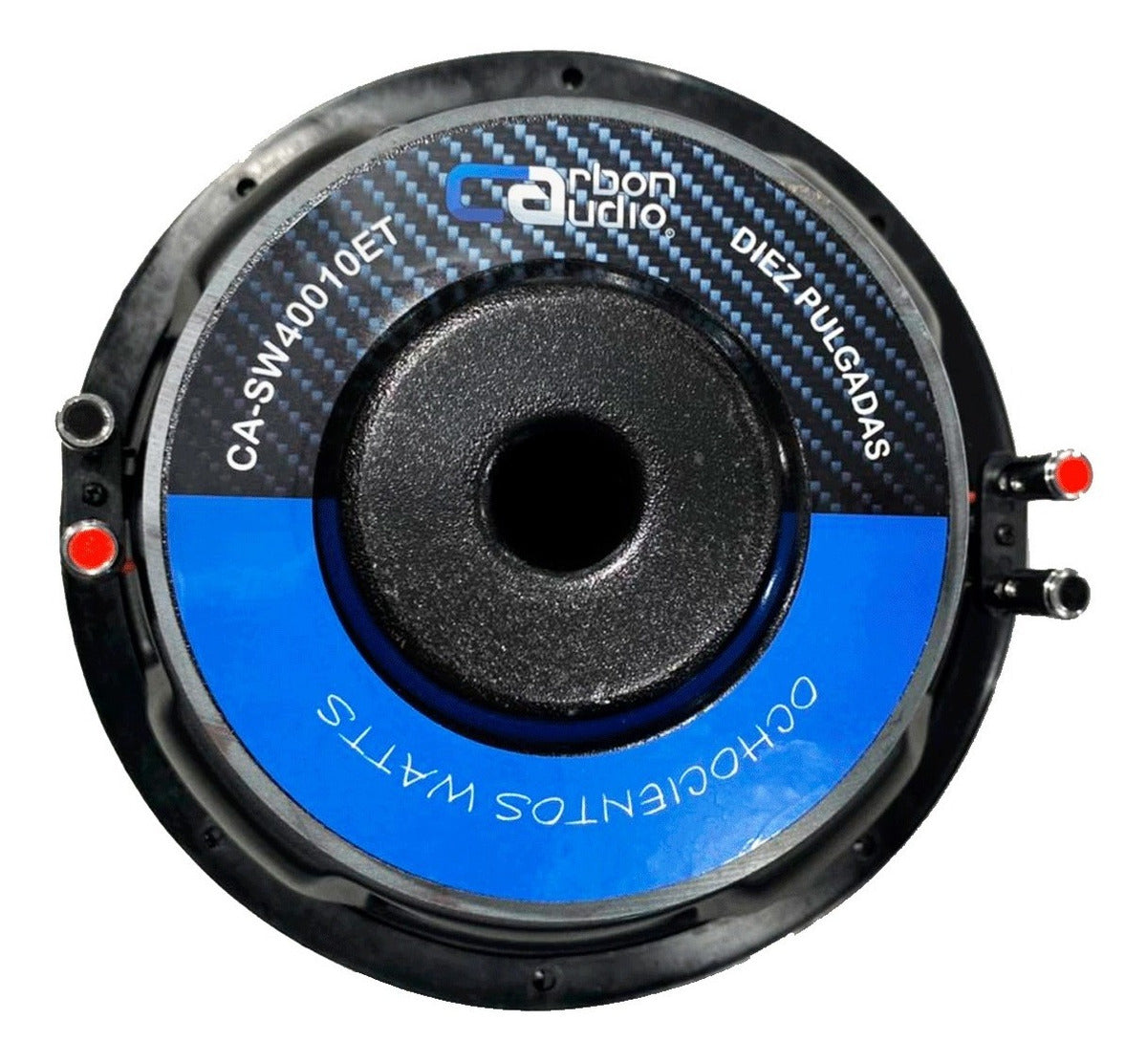 Subwoofer 10 Pulgadas Carbon Audio 800w Entry Doble Bobina Color Negro