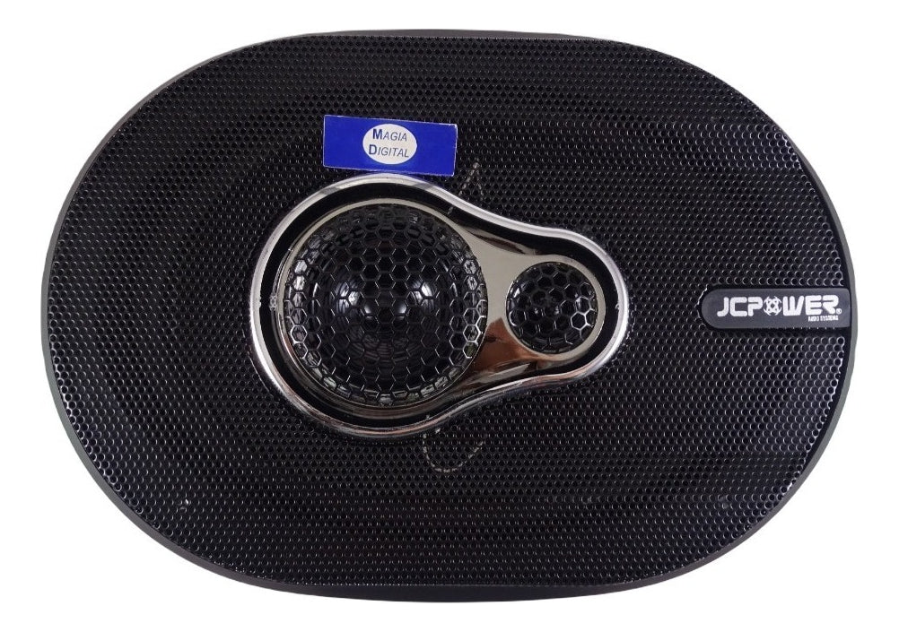 Bocinas 6x9 Pulgadas Jcpower Jc-693 3 Vias 500watts Max Color Negro