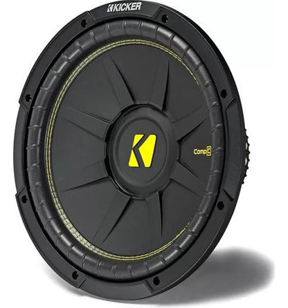 Subwoofer Kicker Compc De 12 Pulgadas 50cwcd124 Doble Bobina Color Negro