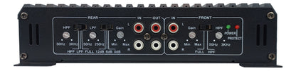 Amplificador De 4 Canales Clase A/b De 450 Watts Rms A 4 Ohm X 2, 2400 Watts Maximons Rock Series Rks-p110.4