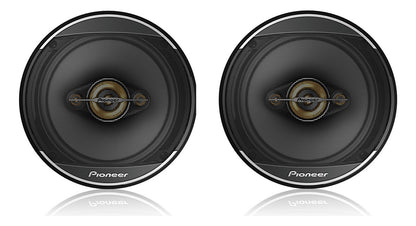 Par De Altavoces Cuadriaxiales Pioneer De 6.5 Pulgadas Ts-a1688s 350 W, Color Negro