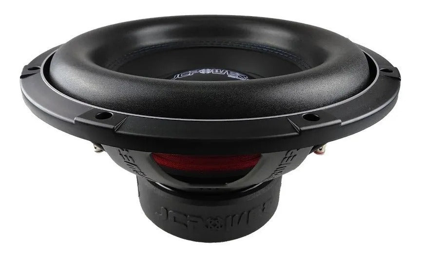 Subwoofer De 12 PLG Jc Power Rs-12d4 Doble Bobina 600w Color Negro