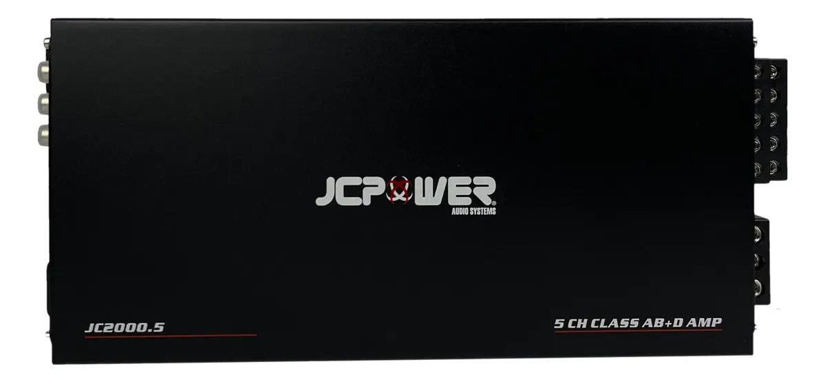 Amplificador Jc Power Jc2000.5 5 Canales Clase Ab 900w Max Negro
