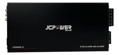 Amplificador Jc Power Jc2000.5 5 Canales Clase Ab 900w Max Negro