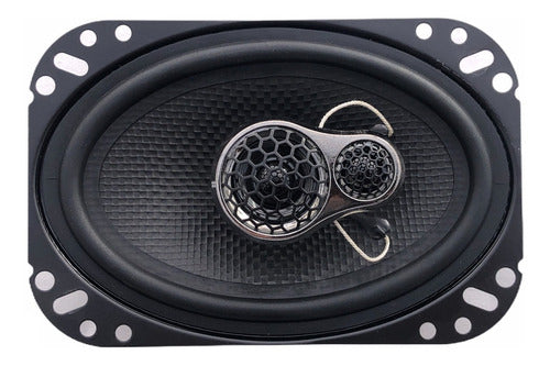 Bocinas Jc Power Jc-462 4x6 Pulgadas 3 Vias 250 Watts Max Color Negro