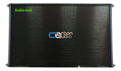 Amplificador Carbón Audio 1 Canal 800w Rms Clase D Nano Color Negro