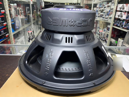 Subwoofer De 12 PLG Jc Power Rs-12d4 Doble Bobina 600w Color Negro