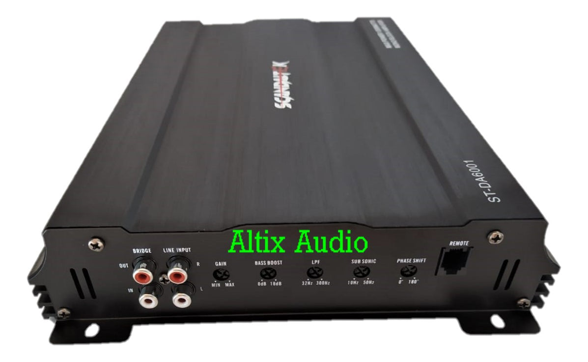 Amplificador Scandaltek 1 Ch St-da6001 1200w Max Color Negro