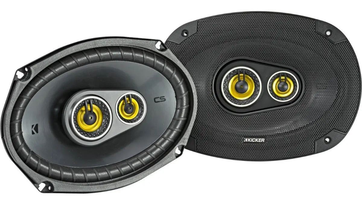 Bocinas Kicker 6x9 Pulgadas 46csc6934 3 Vias 450w Max Negro