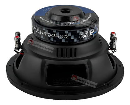 Subwoofer 10 Pulgadas Carbon Audio 800w Entry Doble Bobina Color Negro