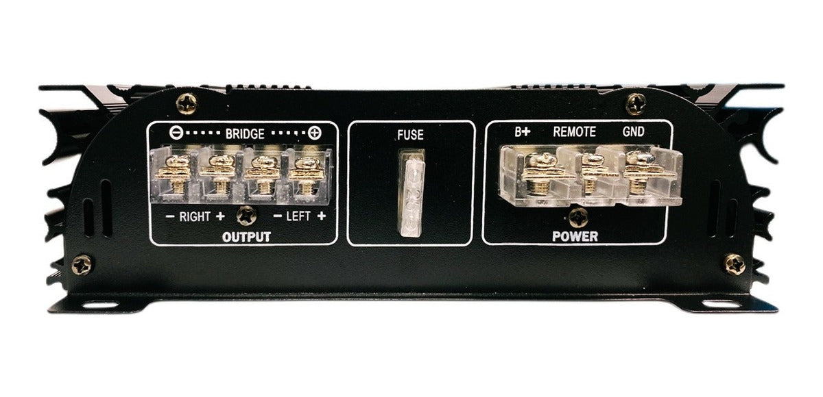 Amplificador 2 Canales 1200 Watts Clase A/b Carbón Ab06002et Color Negro