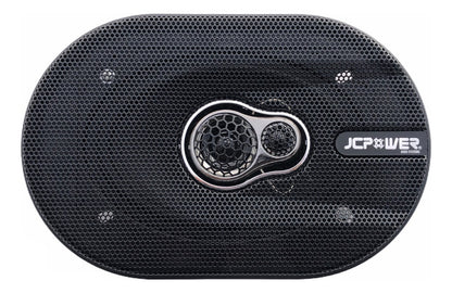Bocinas Jc Power Jc-462 4x6 Pulgadas 3 Vias 250 Watts Max Color Negro