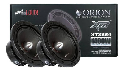 Par Medios Rangos Orion Xtr 6.5 Pulgadas 1400w Max 4 Ohms