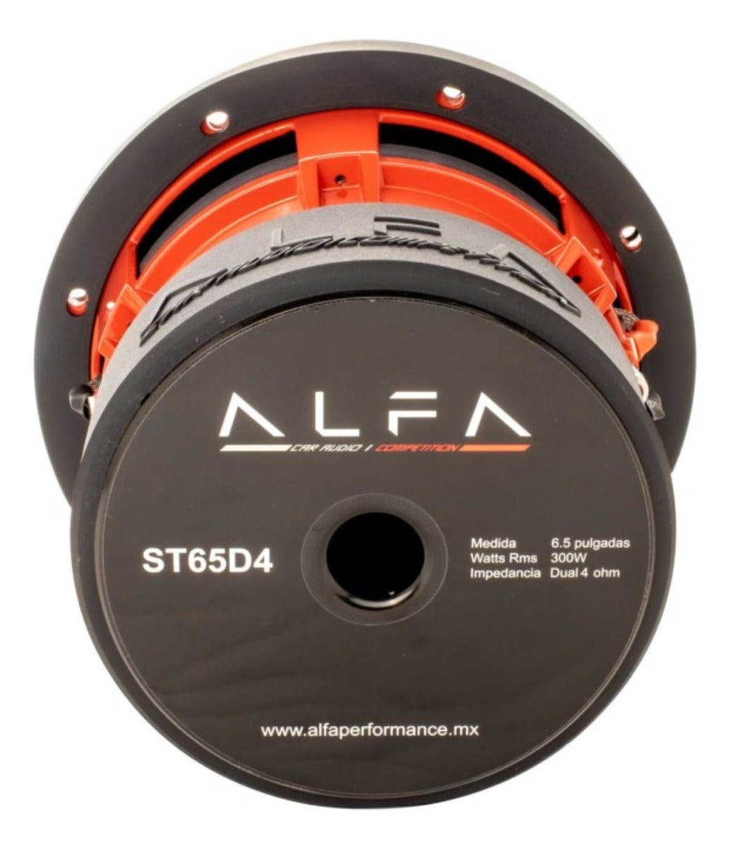 Subwoofer Alfa 6.5  Serie St 300 Rms Dual 4+4 O 2+2