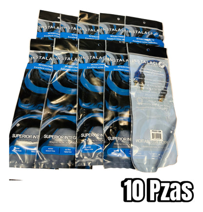 Cable Rca Y Ipro 2 Machos 1 Hembra Prorcy2m Paquete 10 Pzas
