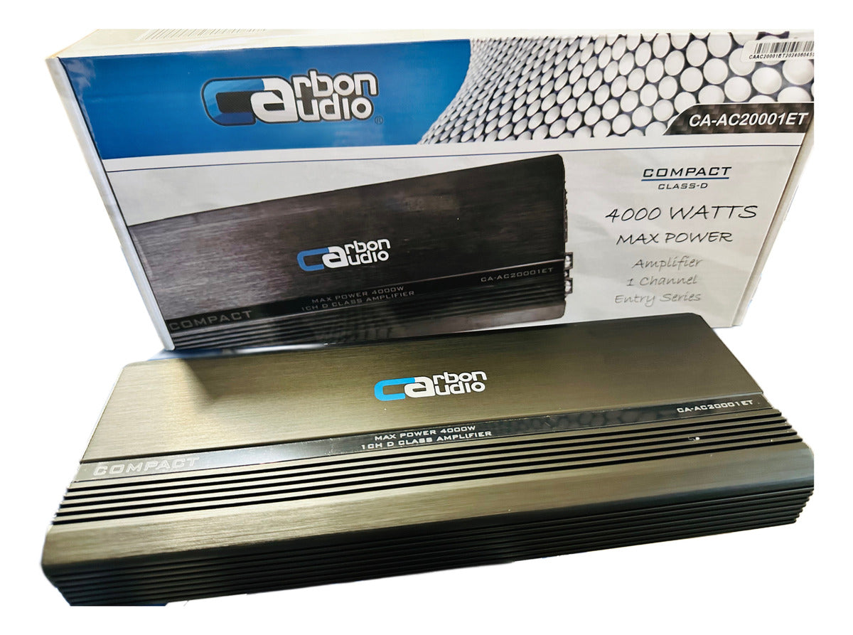 Amplificador Carbon Audio 1 Canal Compact Caac20001et 4000w