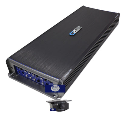 Amplificador Carbon Audio 5ch Clase D 1ohm 1x800w+4x100w Rms Color Negro