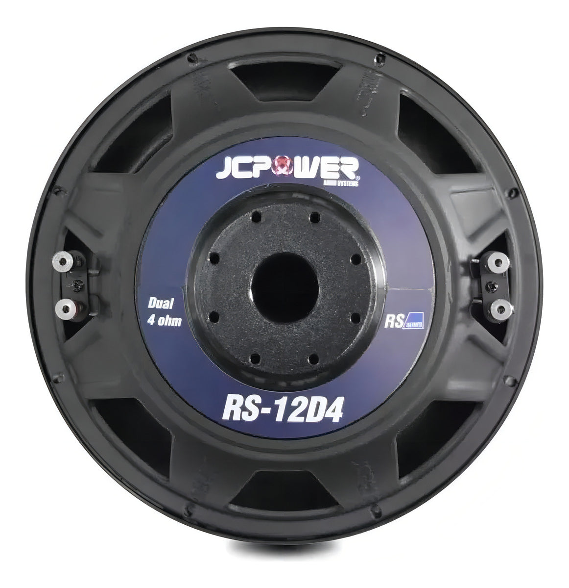 Subwoofer De 12 PLG Jc Power Rs-12d4 Doble Bobina 600w Color Negro