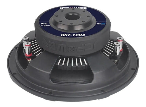 Subwoofer Jc Power Rst-12d4 12 Pulgada Doble Bobina 800w Max Color Negro