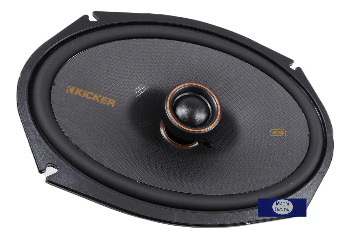 Bocinas 6x9puLG Kicker 51ksc6904 2 Vias 300 Watts Color Negro