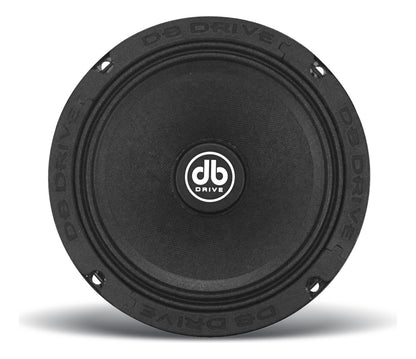 Set De Medios Rangos Para Automóvil Db Drive Pro6k Elite Pro Audio Series 6.5 Pulgadas 500 Watts Máximo 225 Watts Rms 4 Ohms Open Show Color Negro