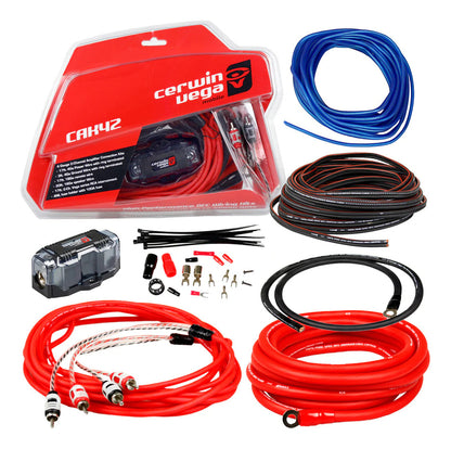 Kit De Instalacion Calibre 4 100% Cobre Cerwin Vega Cak42