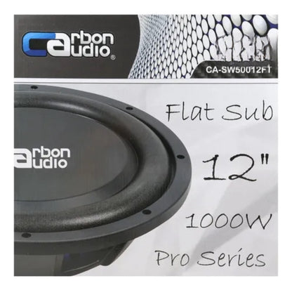 Subwoofer Plano 12  PuLG Carbon Audio Casw50012ft 1000w