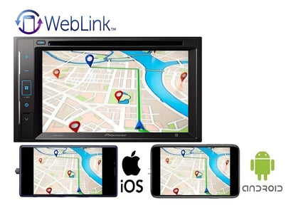 Estéreo Pantalla Pioneer Avh-a245bt Weblink Dvd Cd Bt Usb