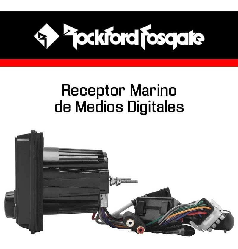 Receptor De Medios Digitales Marino Rockford Fosgate Pmx-3