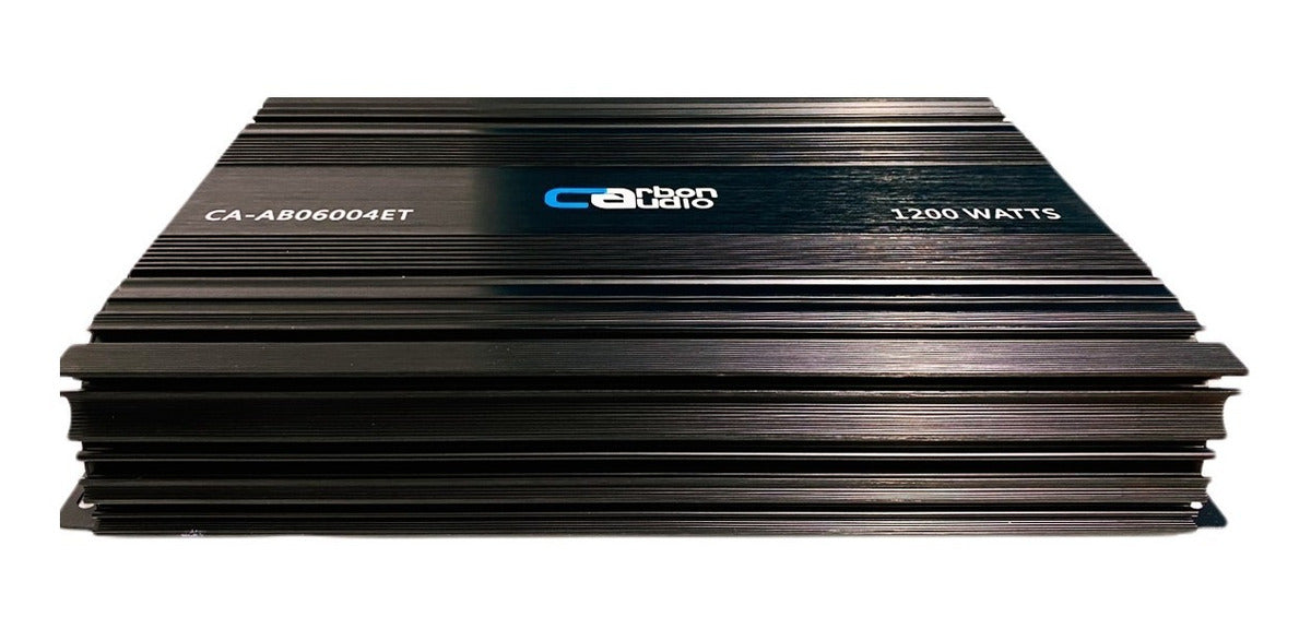 Carbon Audio Amplificador Para Auto/camioneta Entry Ca-ab6004et Clase Ab Con 4 Canales Y 1200w Negro