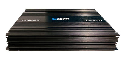 Carbon Audio Amplificador Para Auto/camioneta Entry Ca-ab6004et Clase Ab Con 4 Canales Y 1200w Negro