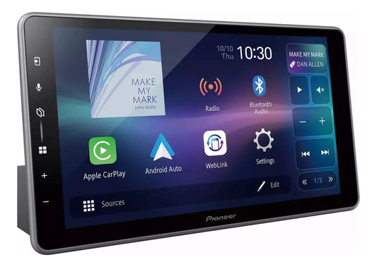 Pantalla Flotante Pioneer 9 Car Play, Wifi Dmh-zf7650bt Color Negro
