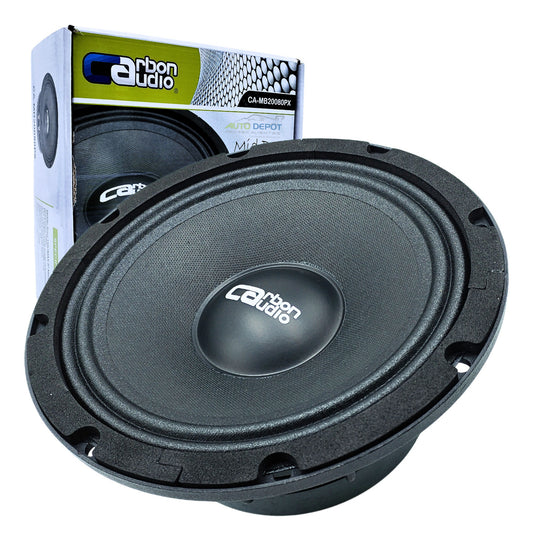 Medio Bajo De 8 PuLG 200w Carbon Audio Camb20080px #1pz Color Negro