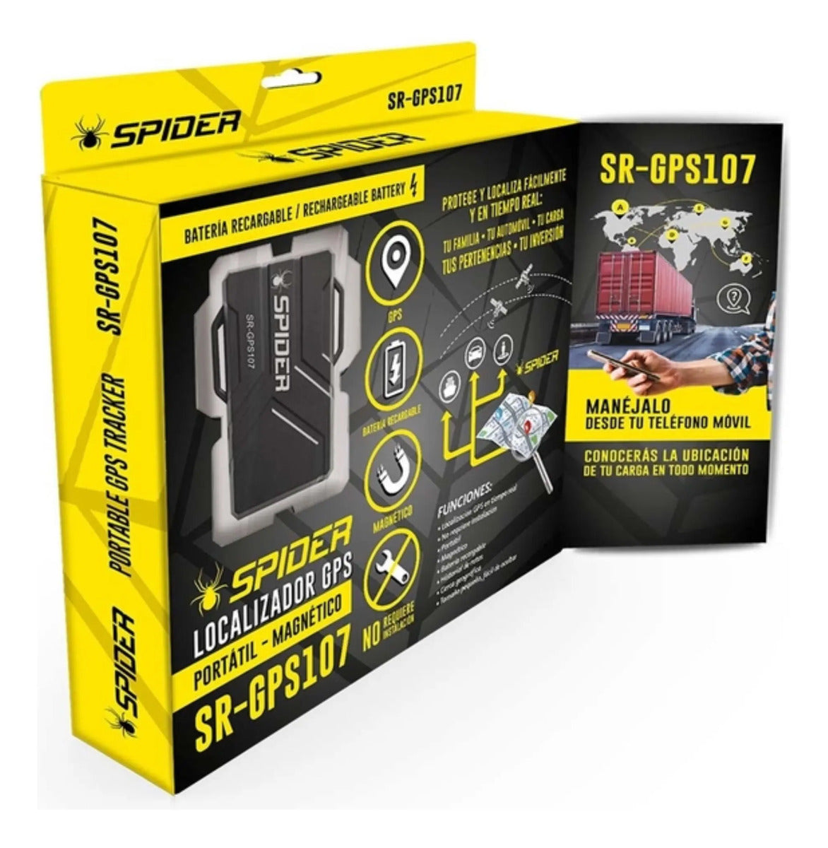 Localizador Gps Spider Magnetico Personal/vehicular Srgps107
