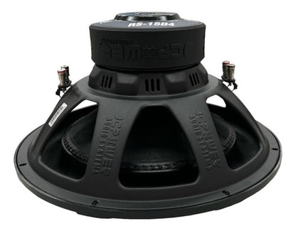Subwoofer Jc-power Rs-15d4 15 PuLG 1500w Max Doble Bobina Color Negro