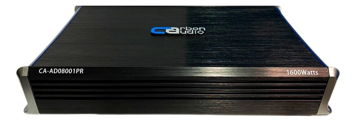 Amplificador Carbón Audio 1 Canal 800w Rms Clase D Nano Color Negro