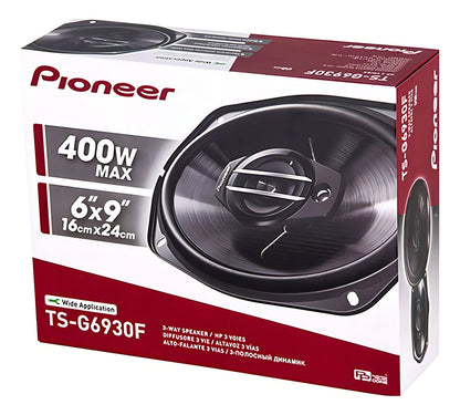 Bocinas Pioneer 6x9 Ts-g6930f 3 Vias  400w Color Negro